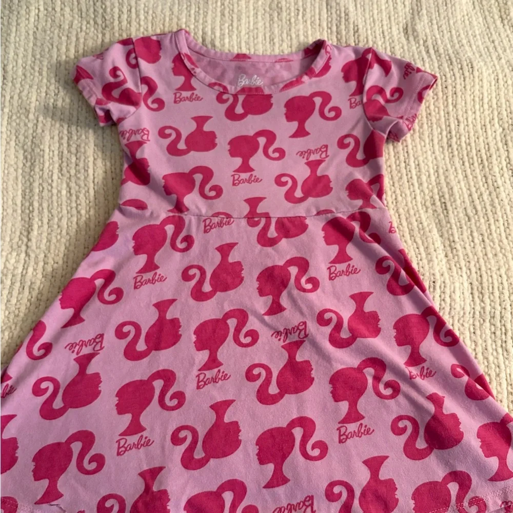 Barbie Pink Skater Dress 3T Graphic Girls - Picture 2 of 5